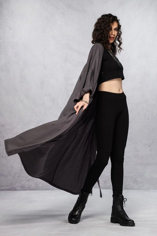 Длинное женское кимоно «Techno»