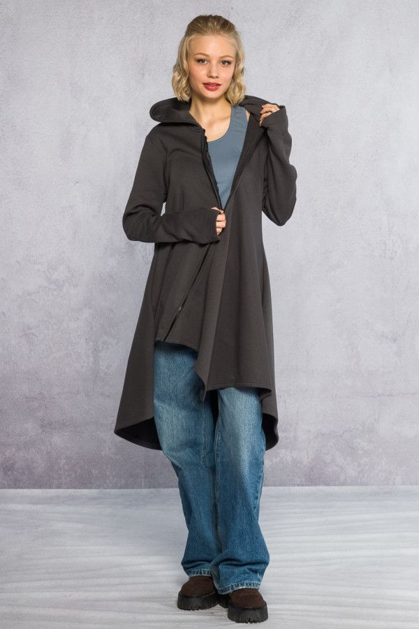Утепленная кофта с капюшоном Бадари