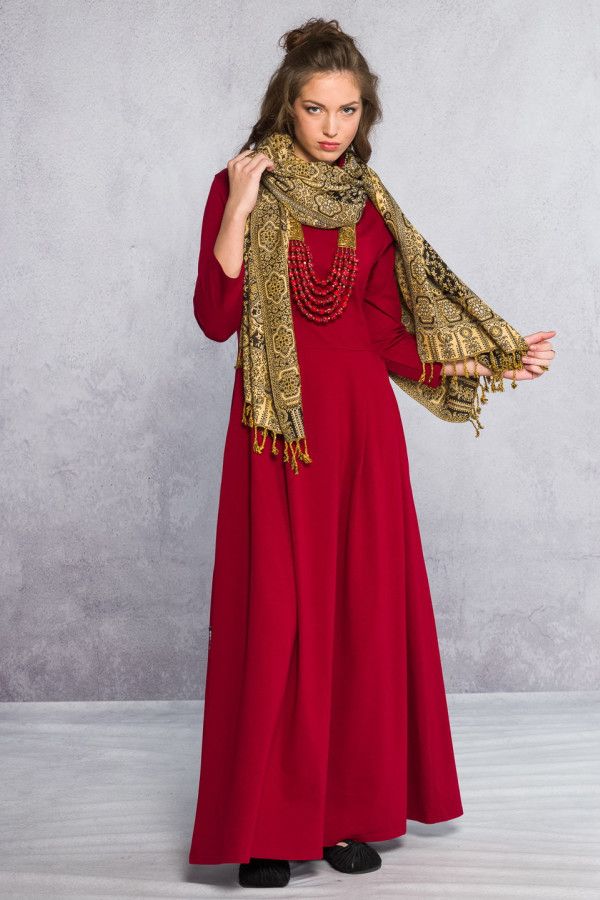 Этнический легкий шарф Ропар