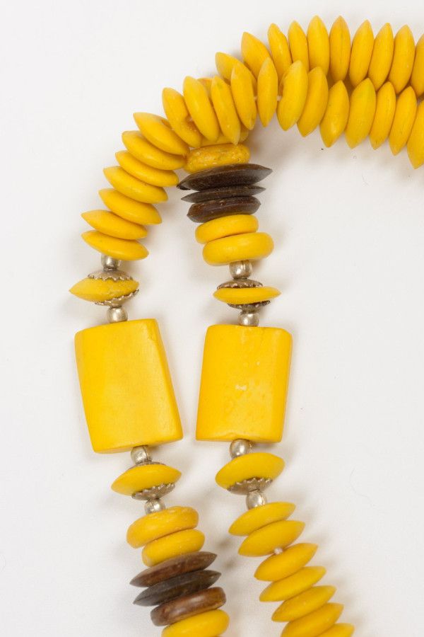 Бусы из бисера Солнечный талисман