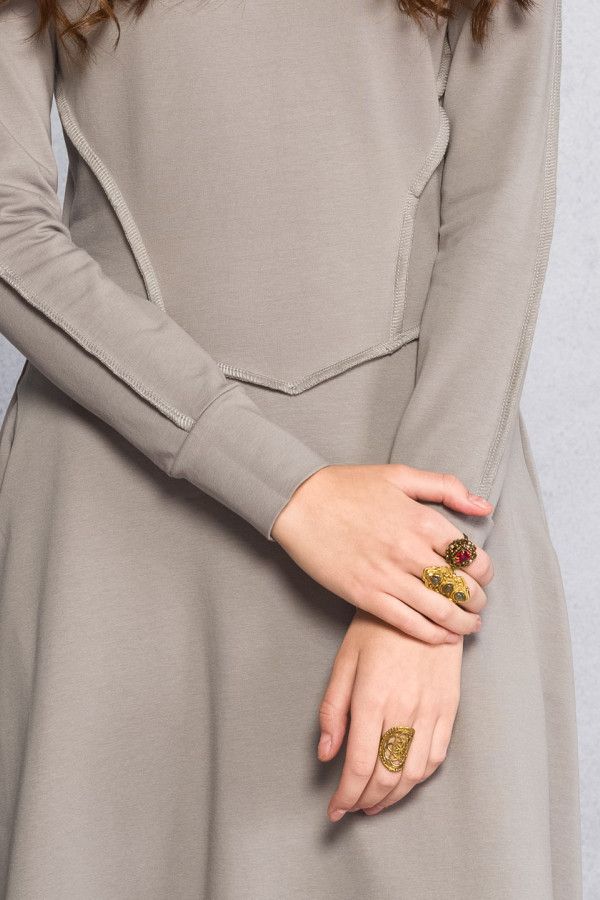 Длинное бохо платье Регул