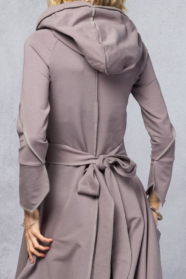 Серое платье миди Камелия