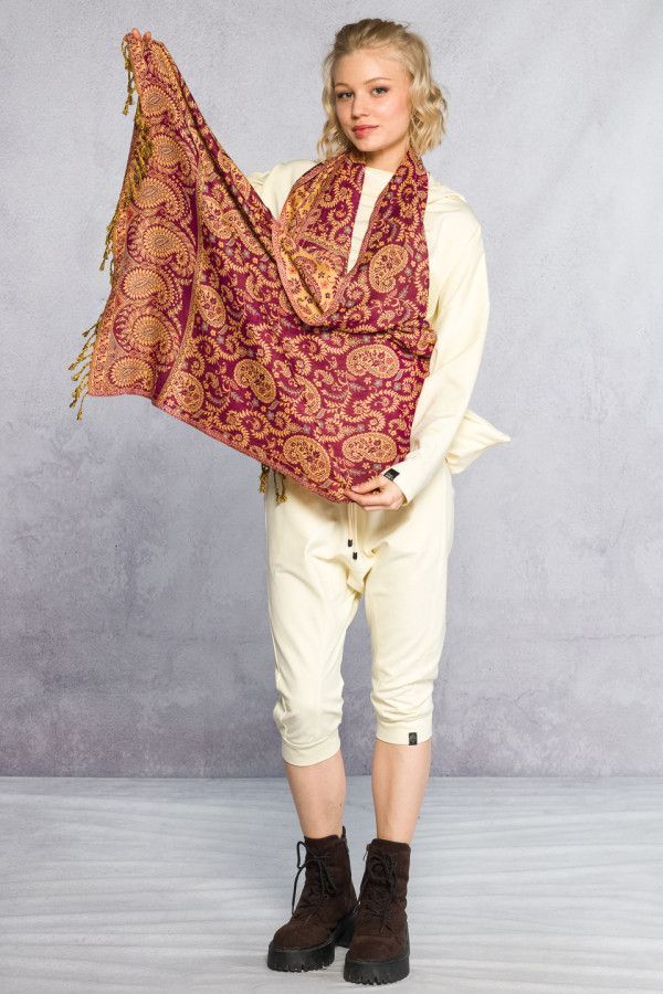 Шарф с орнаментом Триссур
