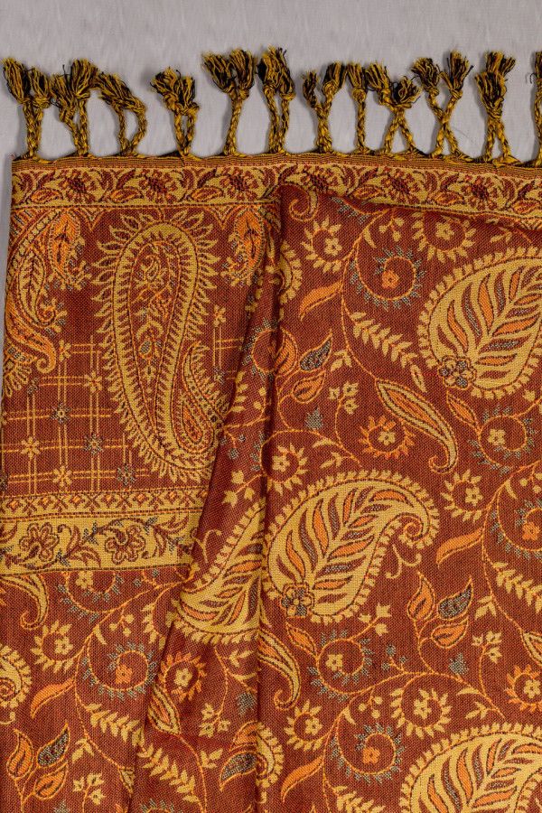 Шарф с бахромой Каллистемон