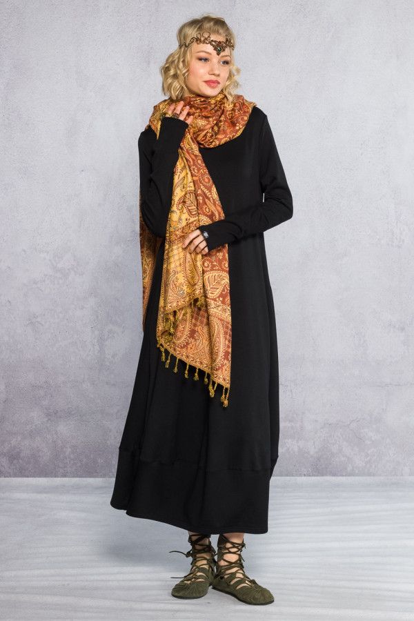 Шарф с бахромой Каллистемон