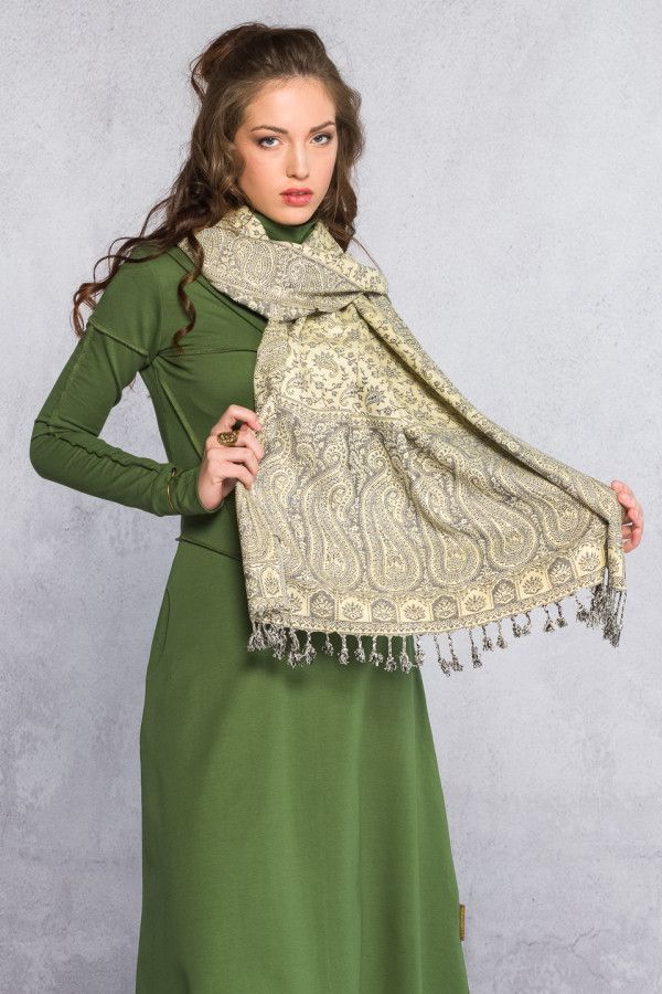 Кашемировый Тонкий шарф Палампур