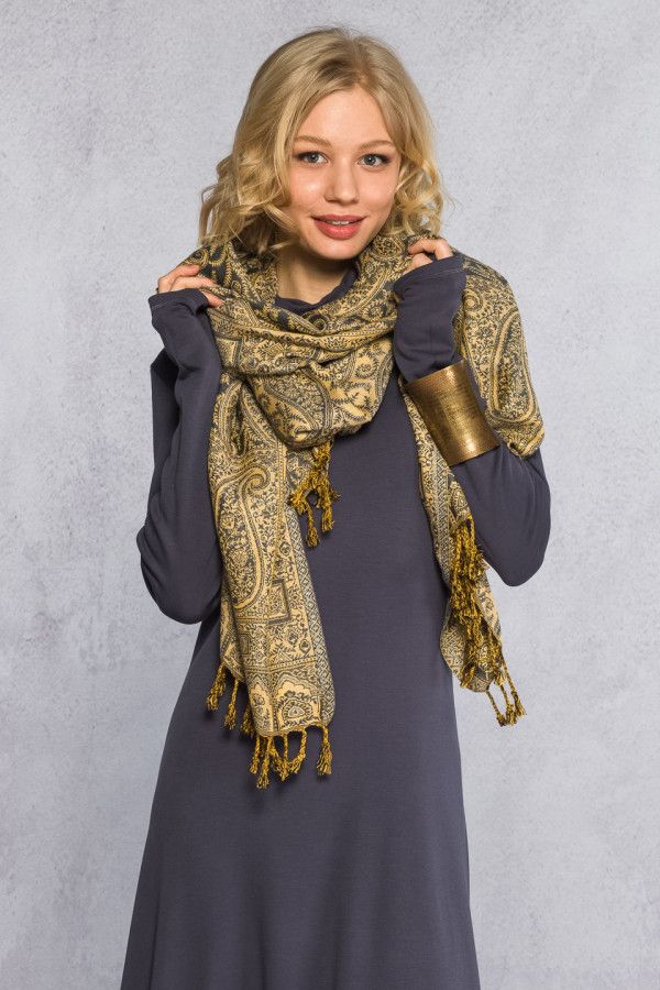 Лёгкий весенний шарф Бритона