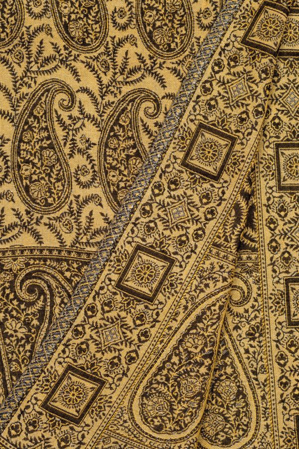 Женский тонкий шарф палантин с восточным узором «Руркелла»