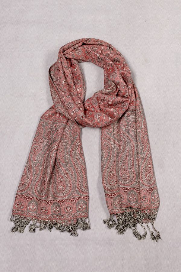 Тонкий Шарф с орнаментом Сиолим