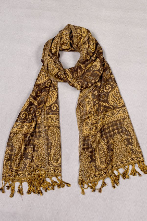 Кашемировый шарф на шею Калистегия