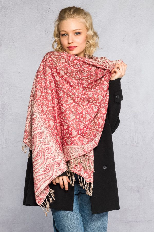 Длинный Шарф Шелковый путь