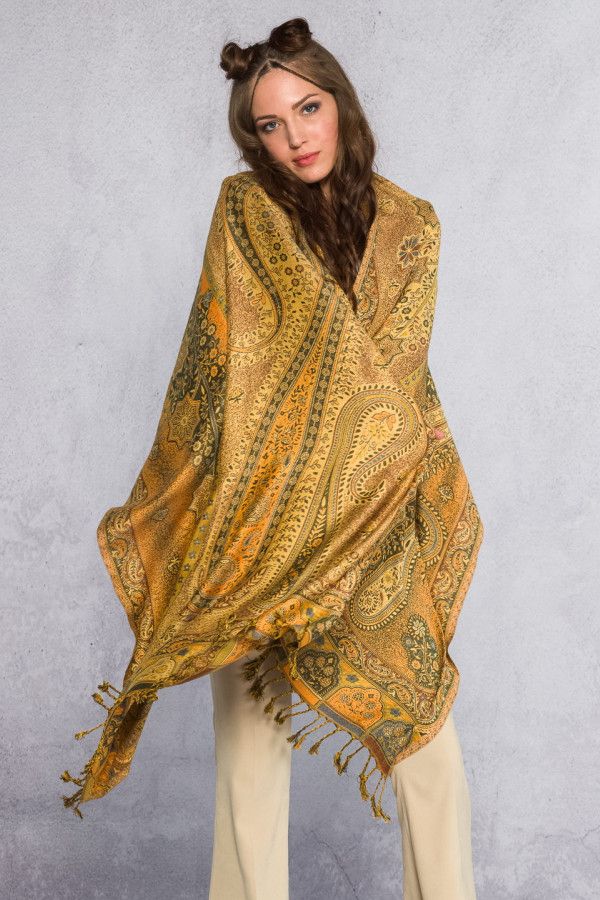 Кашемировый легкий платок Умария