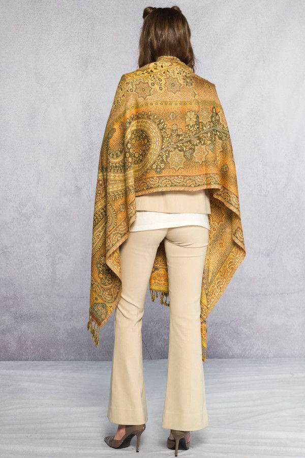 Кашемировый легкий платок Умария