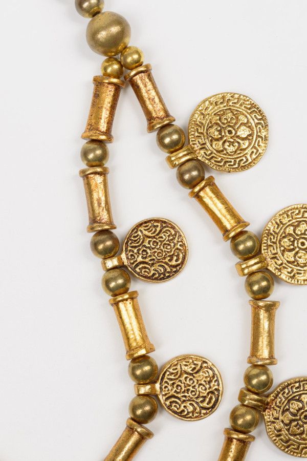 Подвеска с монетами и бусинами Кангра