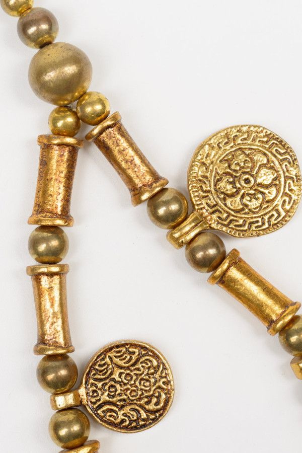 Подвеска с монетами и бусинами Кангра