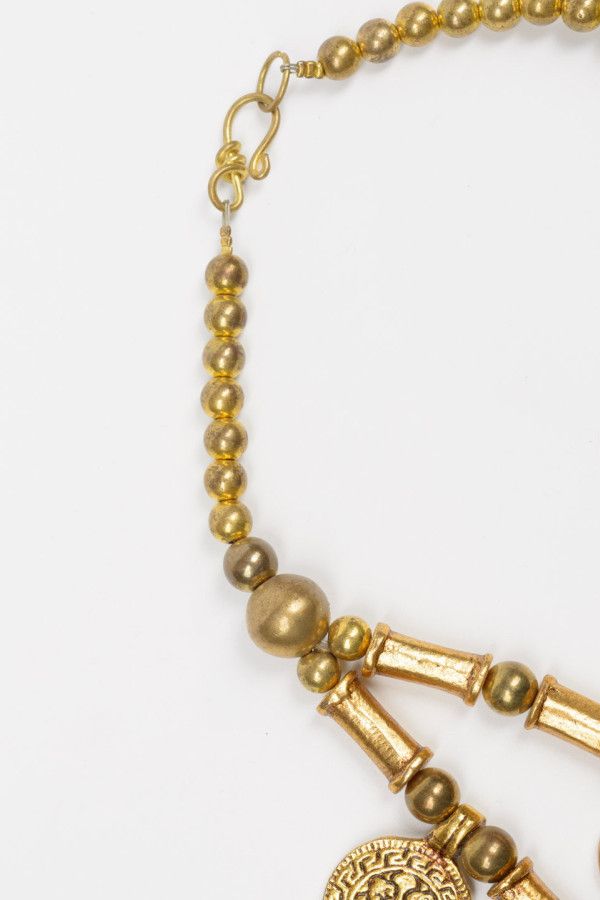 Подвеска с монетами и бусинами Кангра