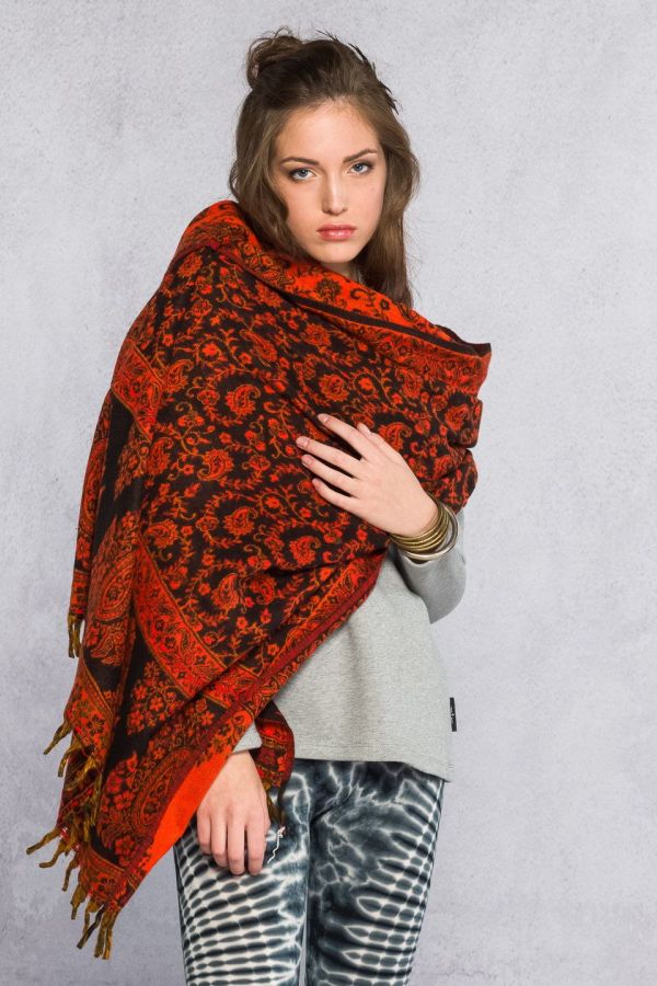 Теплый этнический Шарф Руфики