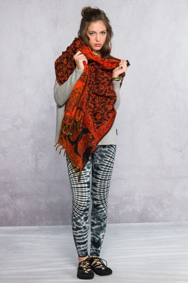 Теплый этнический Шарф Руфики