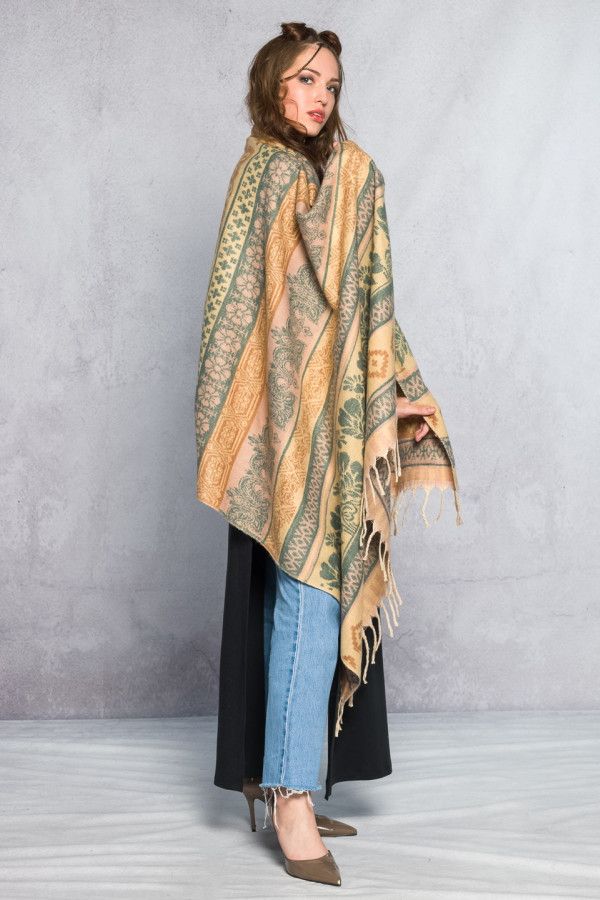 Палантин с узором Золото пустыни