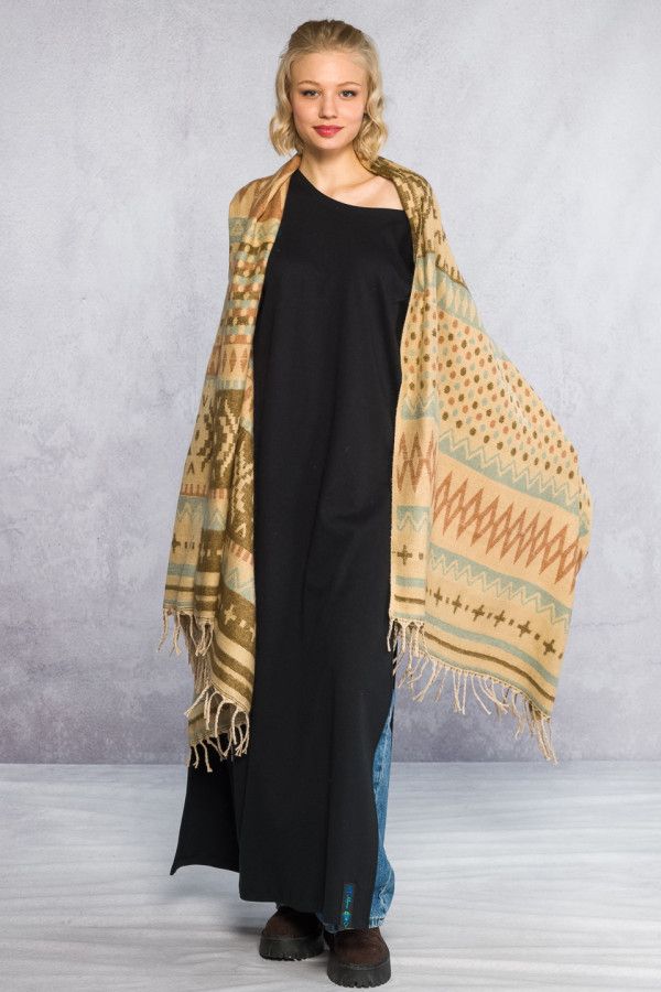 Теплый шарф Аромат кофе