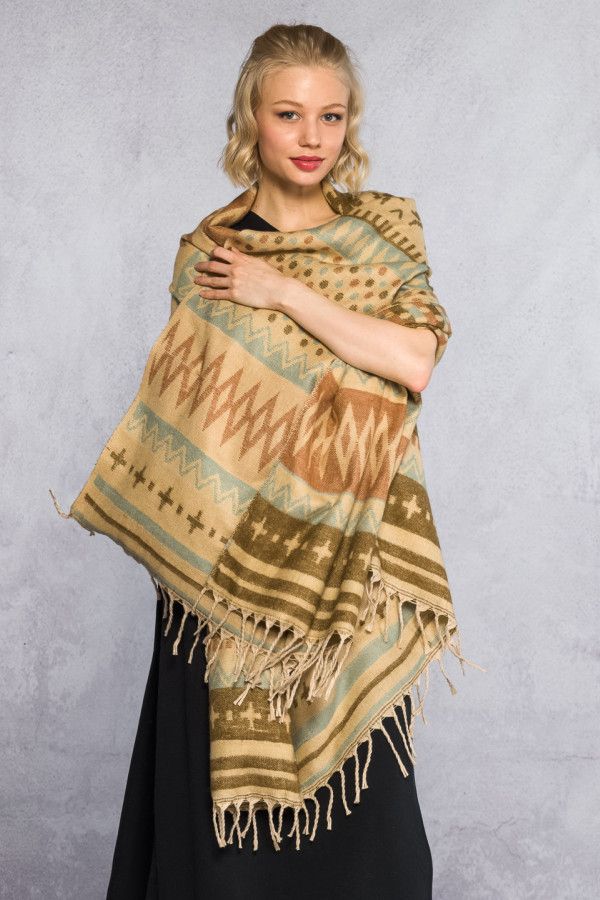 Теплый шарф Аромат кофе