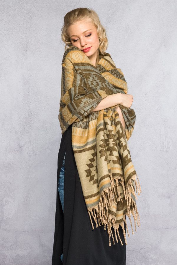 Теплый изысканный Палантин Майоран