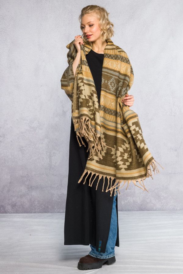 Теплый изысканный Палантин Майоран