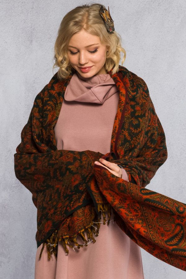 Теплый Палантин Вечер в Бомбее