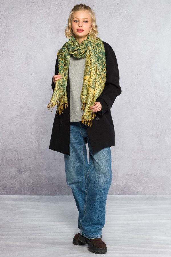 Шарф с бахромой Восточный путь