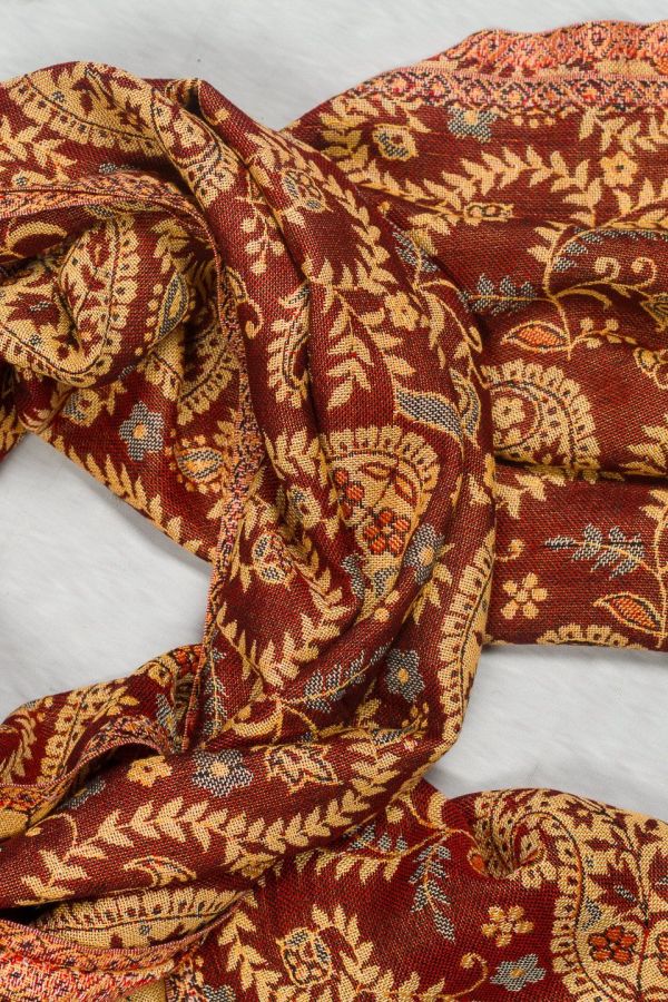 Палантин легкий с пейсли Дауса