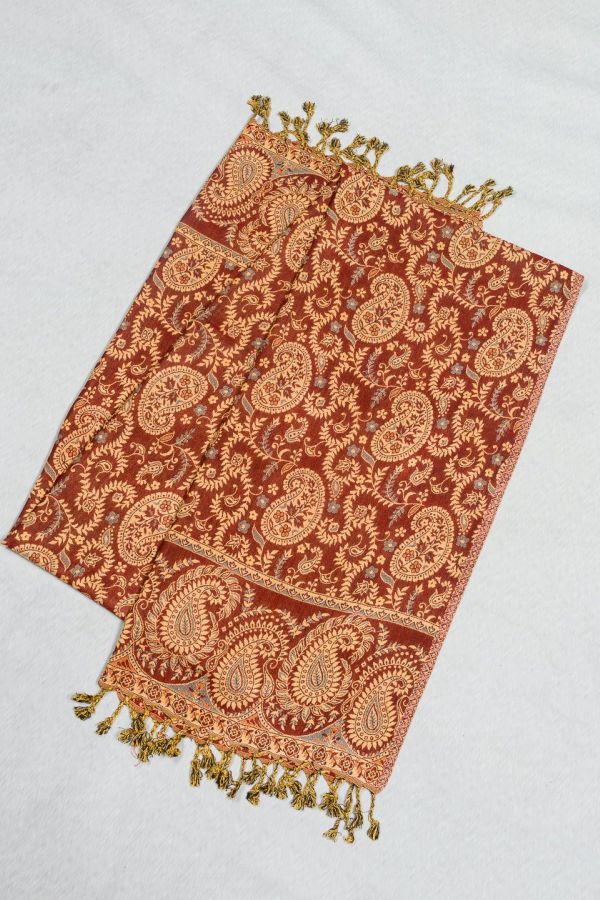 Палантин легкий с пейсли Дауса