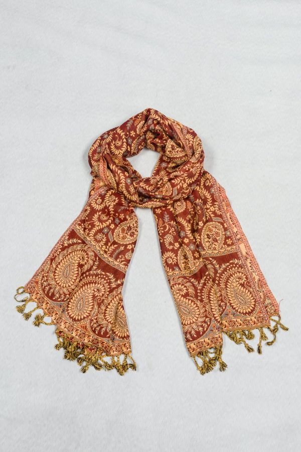 Палантин легкий с пейсли Дауса