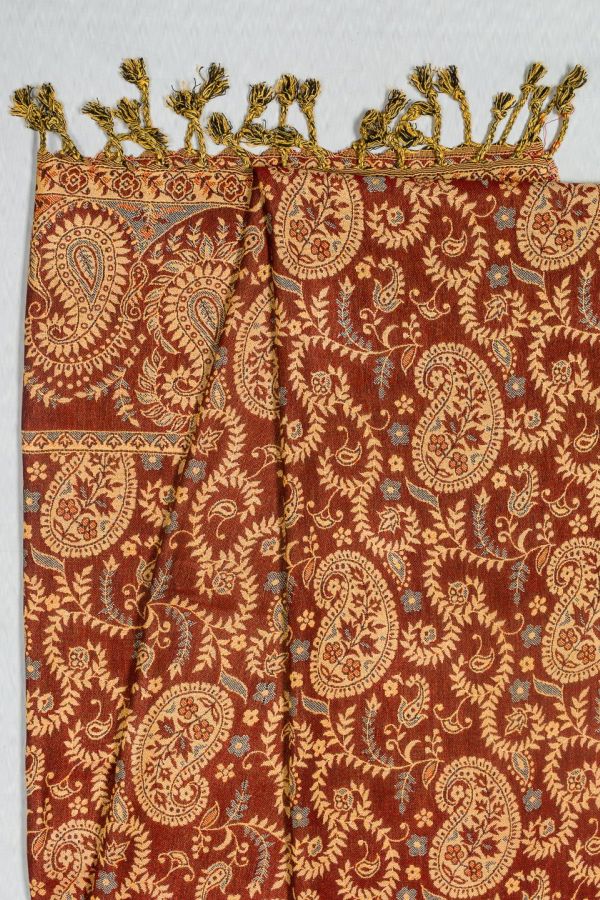 Палантин легкий с пейсли Дауса