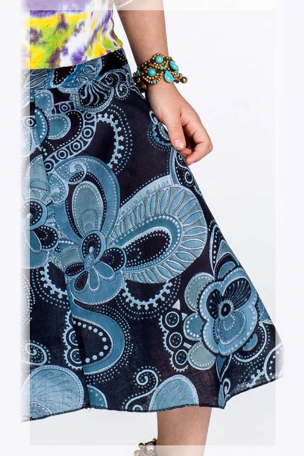 Детская восточная юбка Туман