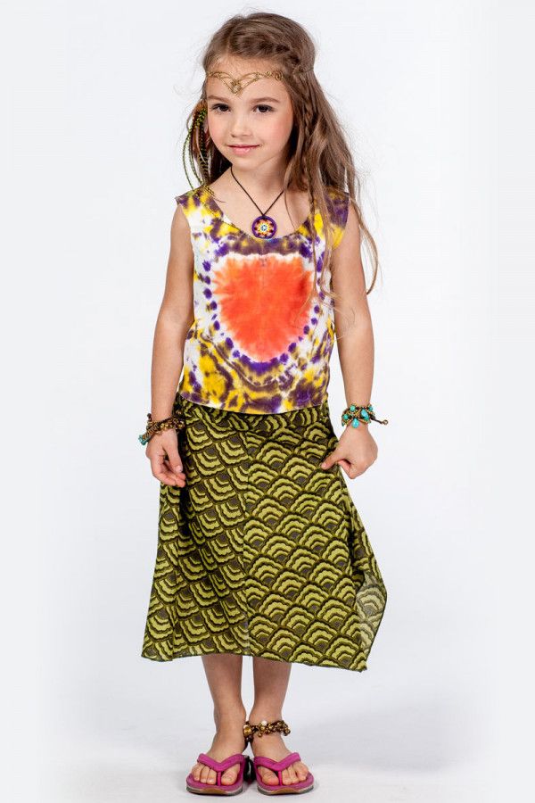 Восточная детская юбка Аврора