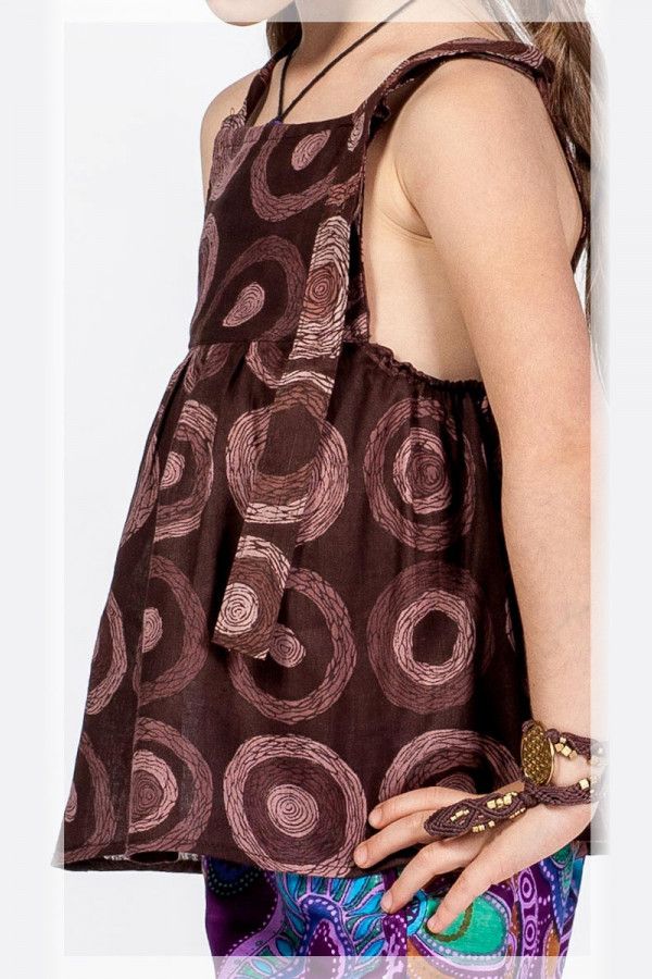 Маечка на подтяжках Миндаль