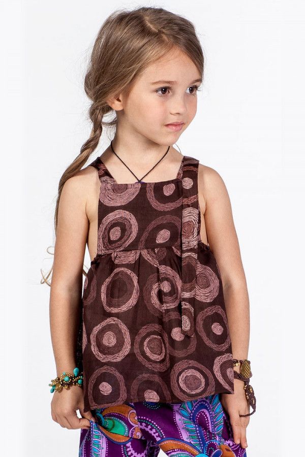 Маечка на подтяжках Миндаль