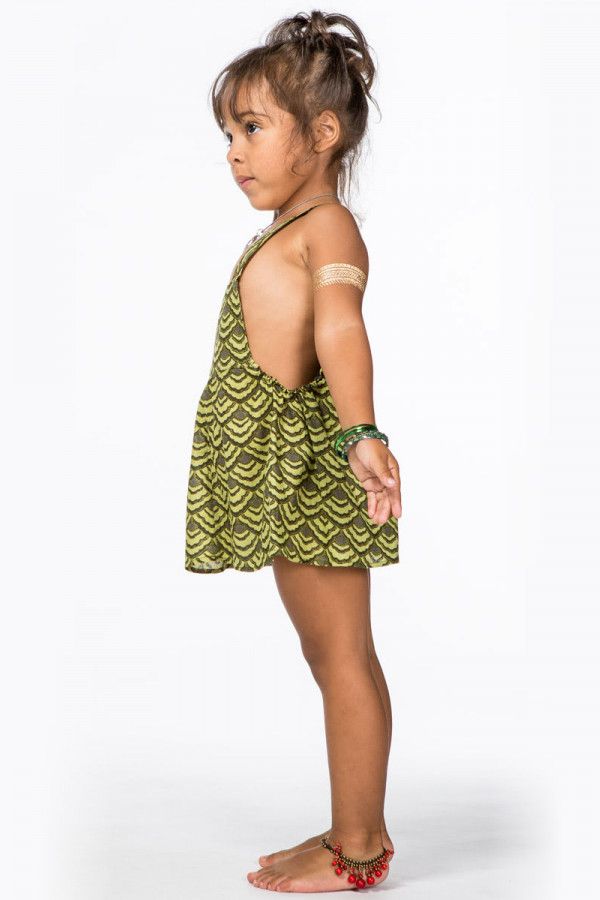 Платье на подтяжках Птичка