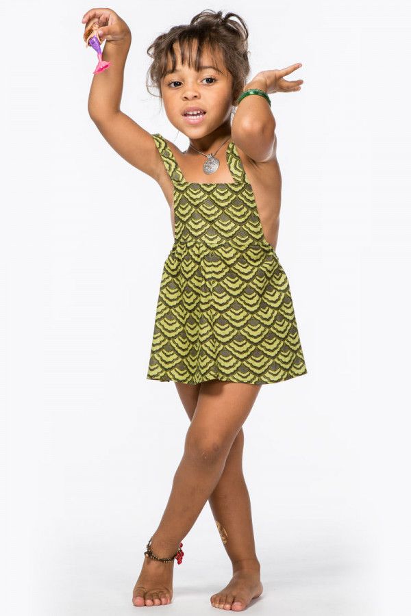 Платье на подтяжках Птичка