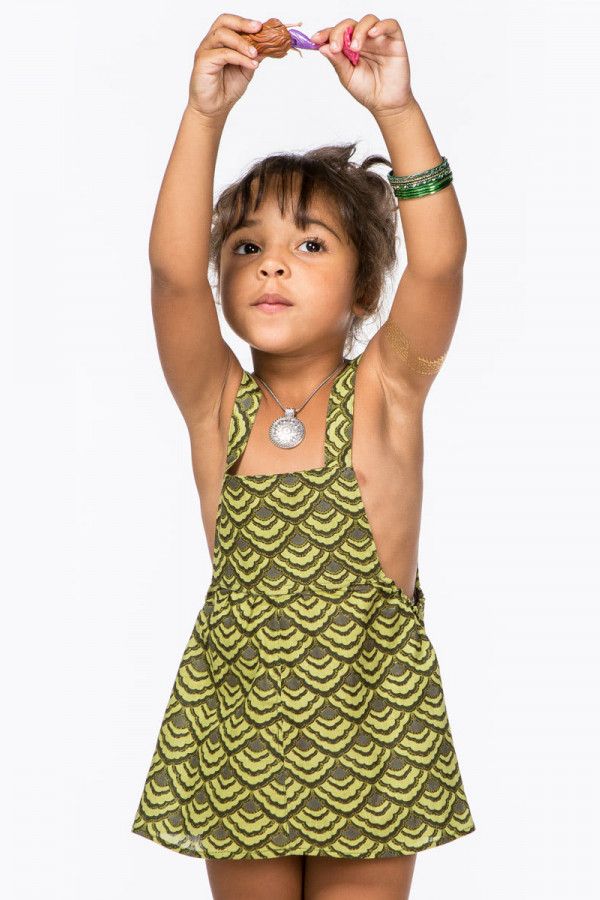 Платье на подтяжках Птичка