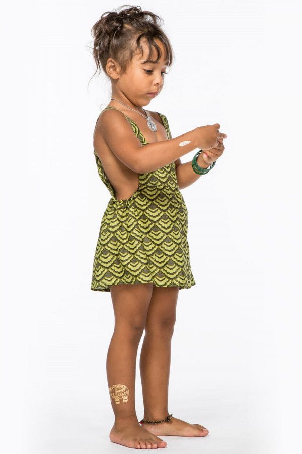 Платье на подтяжках Птичка