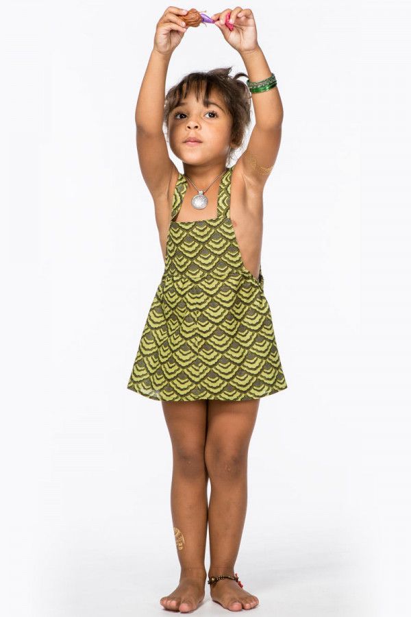 Платье на подтяжках Птичка