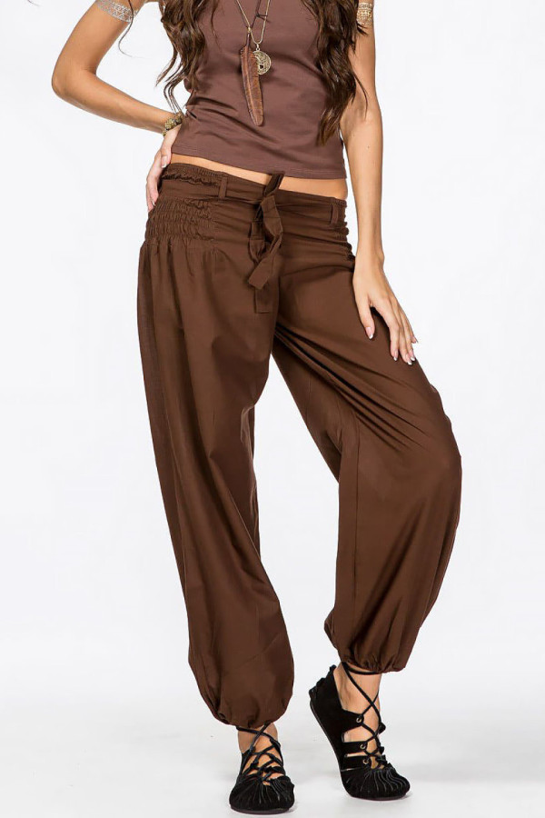 Женские хлопковые штаны для занятий йогой и восточных практик – Мексана