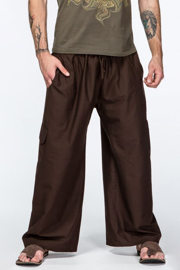 Мужские штаны для йоги из натурального хлопка – Паладин