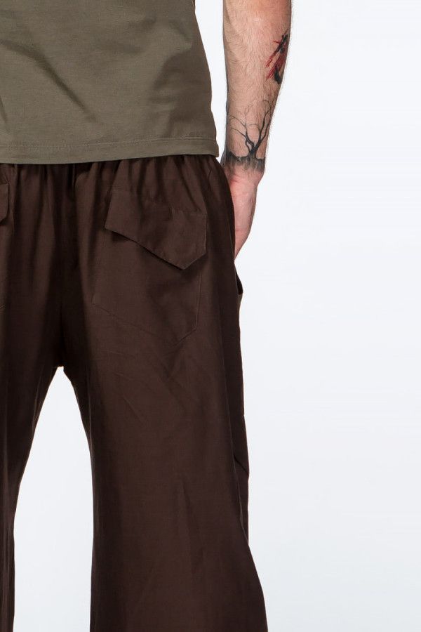 Мужские штаны для йоги из натурального хлопка – Паладин