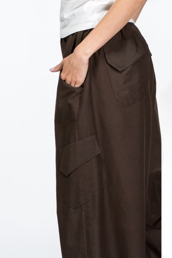 Женские штаны для йоги из хлопка – Вулкан