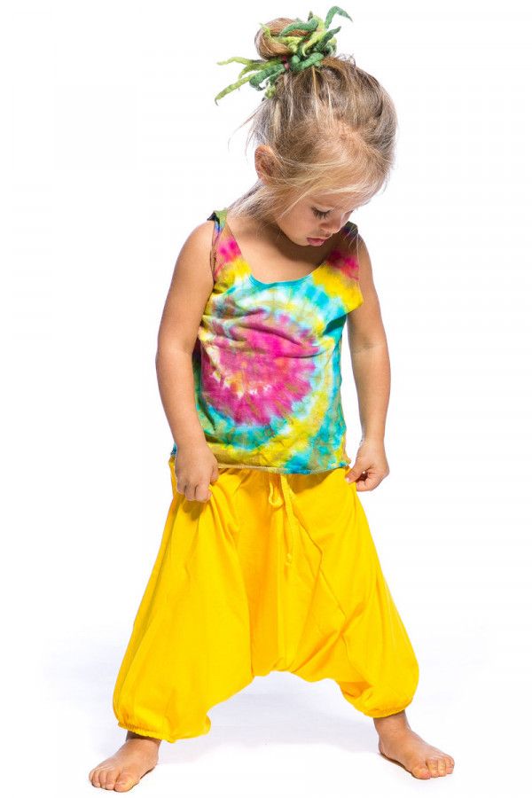 Детские жёлтые штаны Солнышко