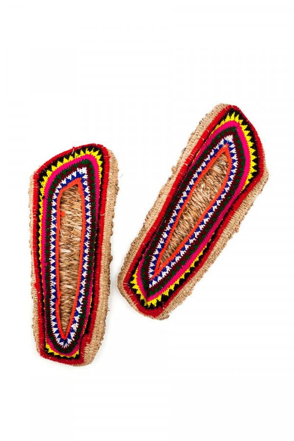 Индийские плетеные тапки Визирь