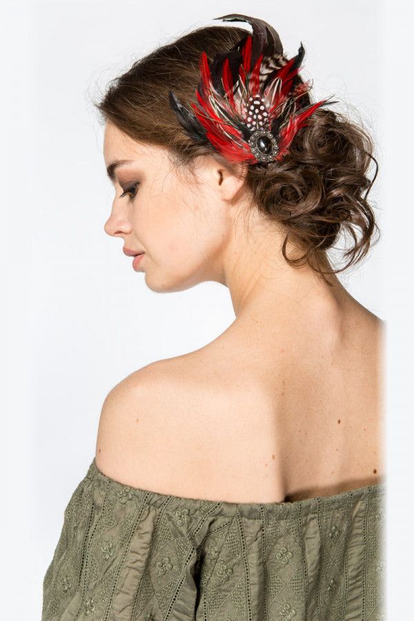 Заколка для волос Вулкан