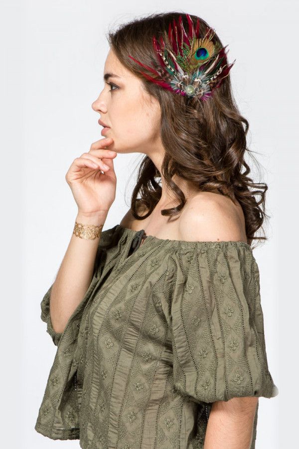 Заколка для волос Пурпур